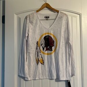 Washington NFL Football Washington Commanders Burnout  Shirt Large